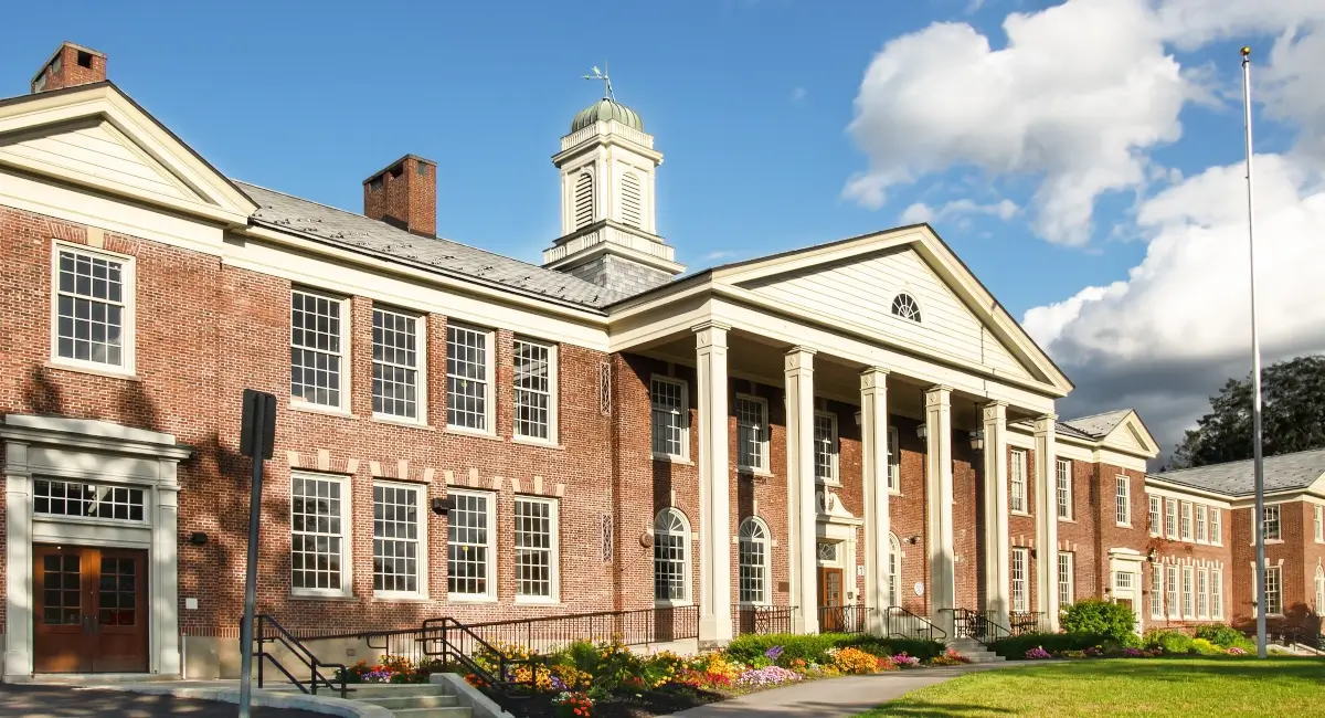 Stock photo of school house