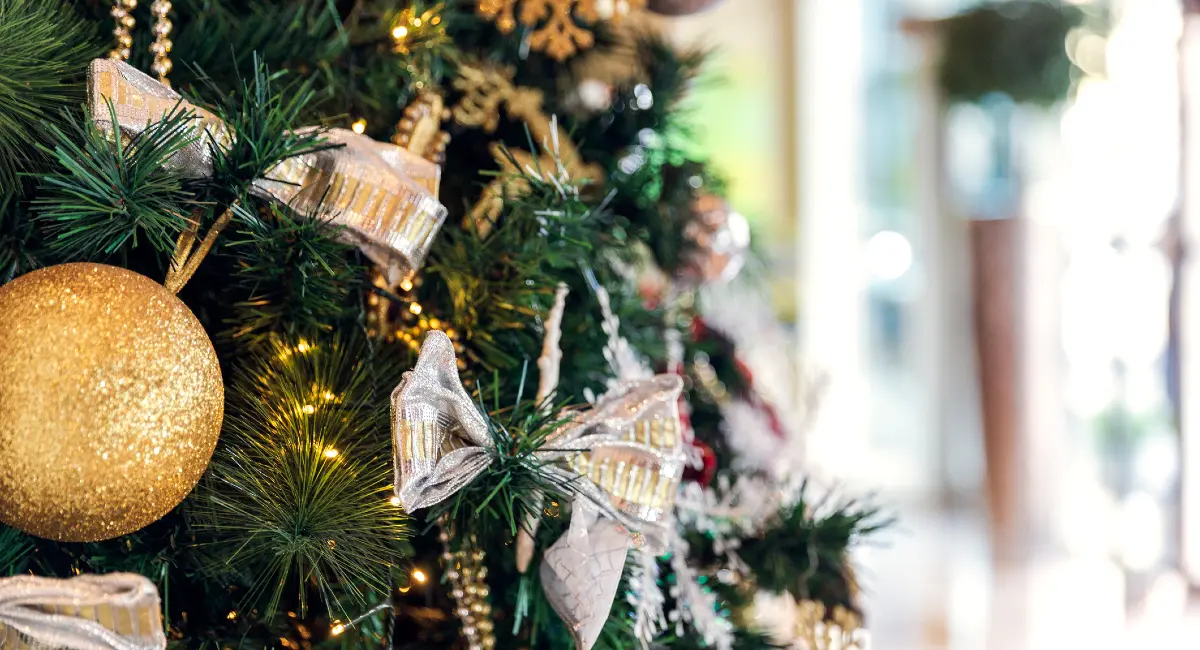 Christmas tree with ornaments