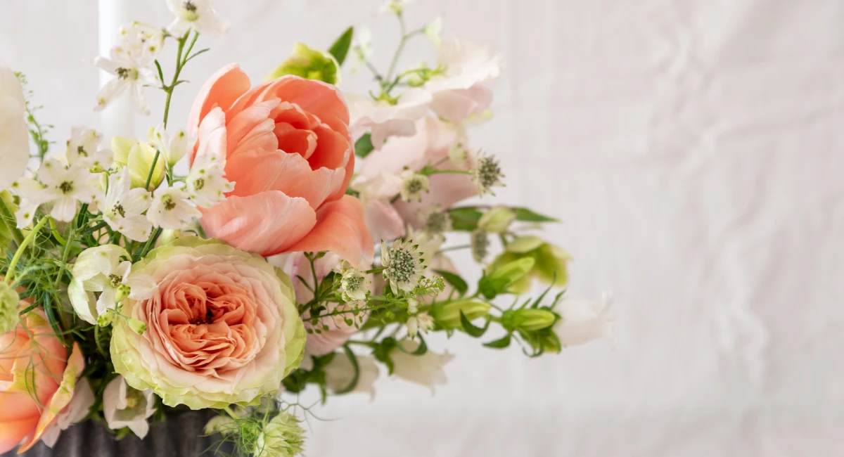 Pink floral arrangement 