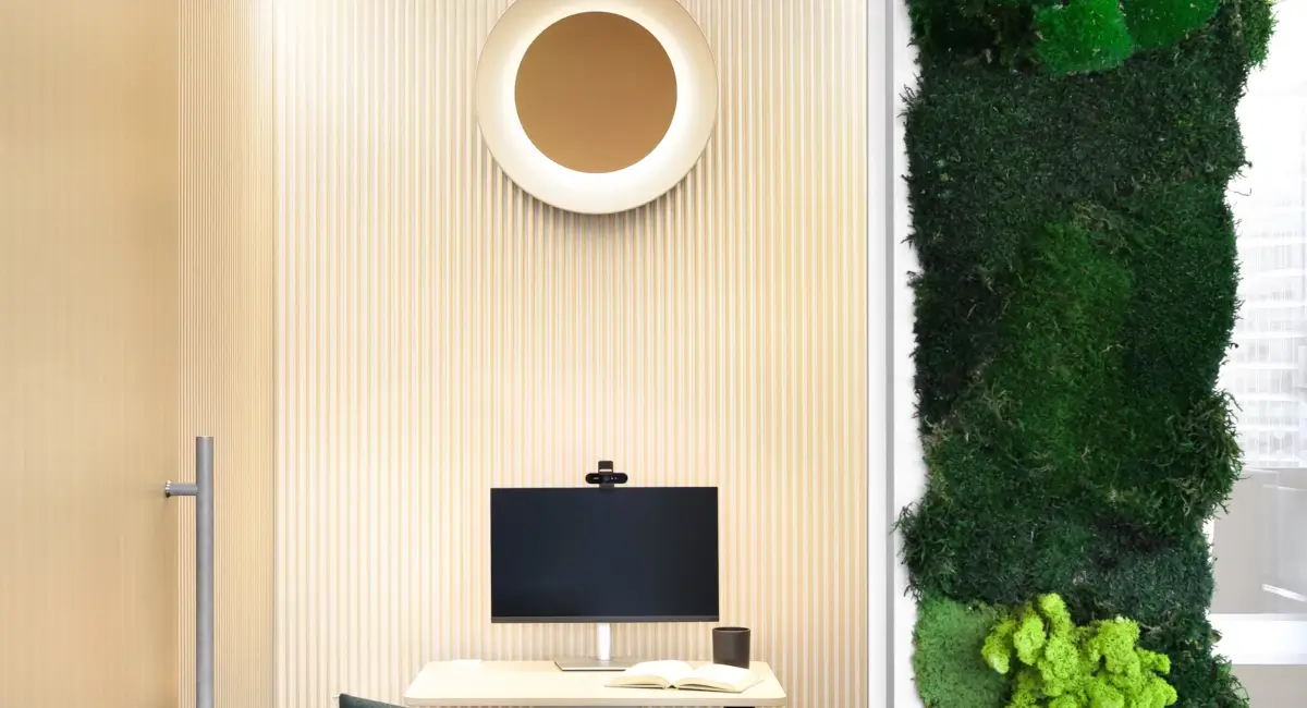 Trapezoid Moss Wall