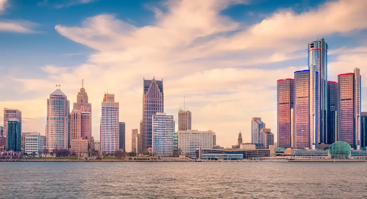 Detroit, Michigan skyline