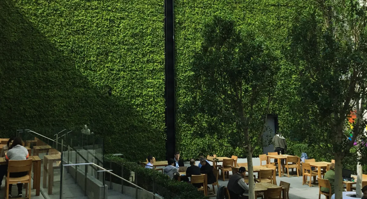 union square green wall 