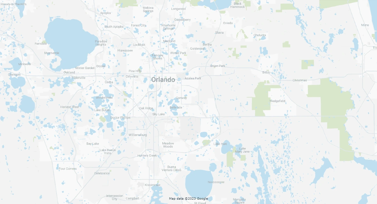 Ambius Orlando, FL branch map