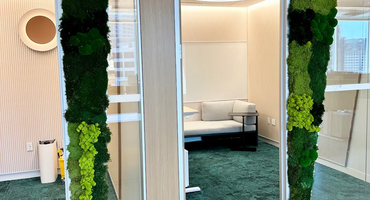 Trapezoid Moss Wall