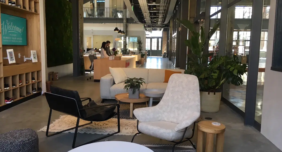 Gusto redesigned seating area