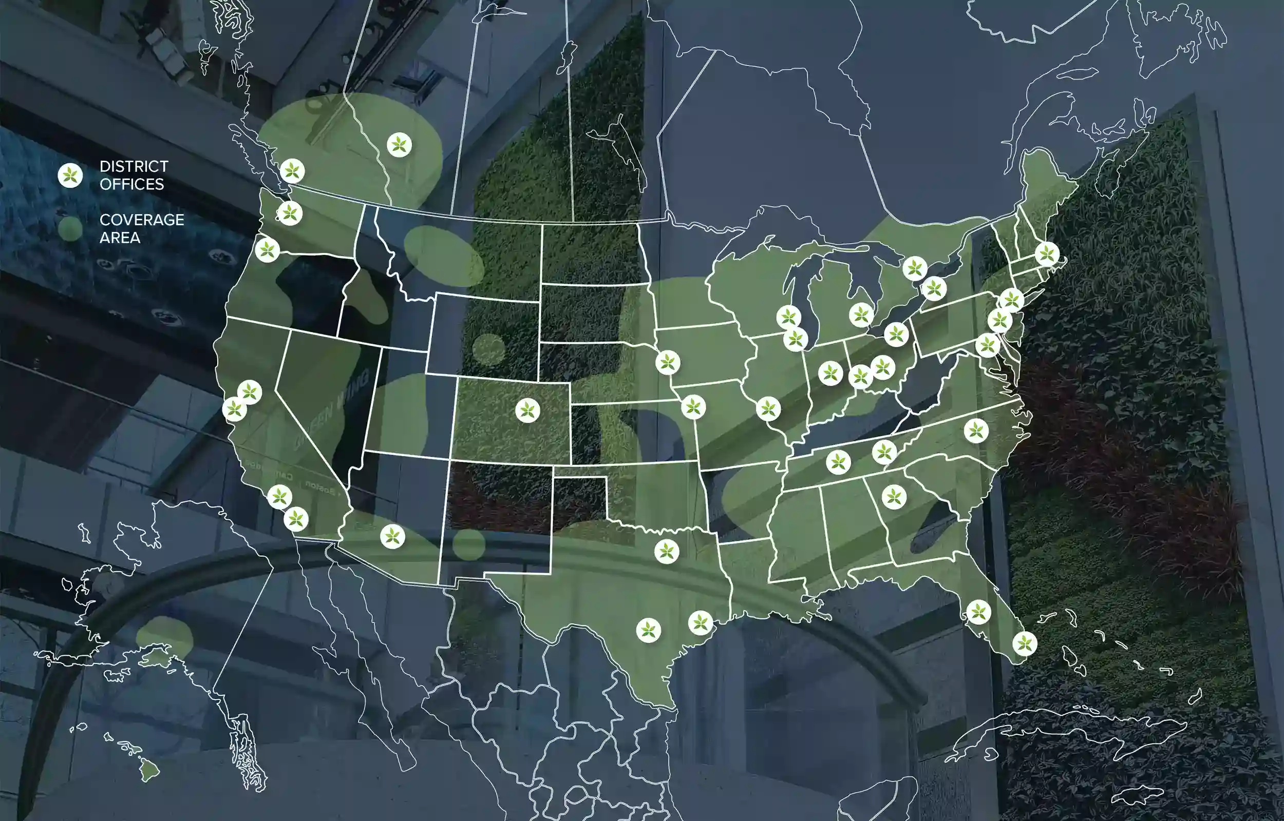 Ambius office locations in the US