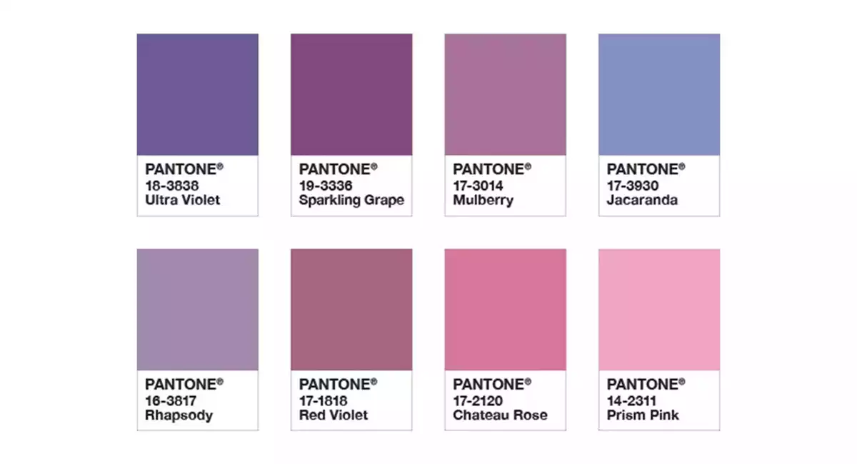 The Kindred Spirits Palette might just remind you of Valentine’s Day. It’s collection of purples and pinks come from the same side of the color wheel to inspire playfulness and good humor.
