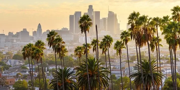 Los Angeles, California skyline