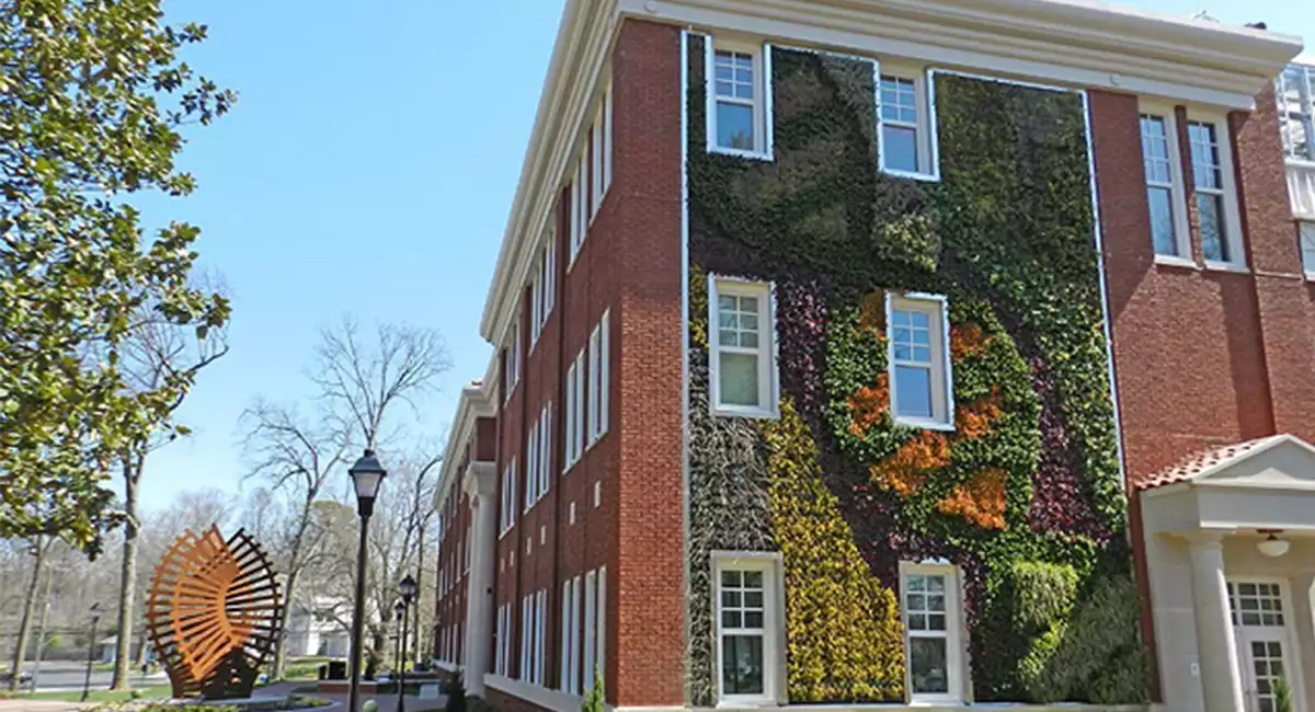 Exterior green wall